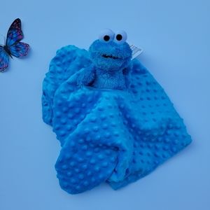 Sesame Street Cookie M Plush Security Blanket
